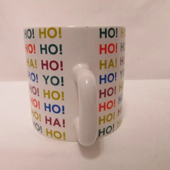 Kate Spade Saturday Ho! Ha! Yo! Mug Cup Microwave & Dishwasher Safe - Picture 8 of 13
